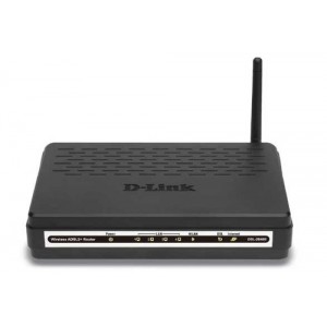 Modem ADSL2+,  Wireless (Wi-Fi) e Roteador (switch 4 portas) Tudo em 01 só Produto (DSL-2640B)