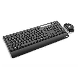 Combo Wireless (Teclado e Mouse) Multimídia Preto 