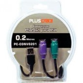 Cabo Conversor PS/2 P/ USB Plus Cable