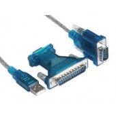 Cabo Conversor USB / Serial DB25